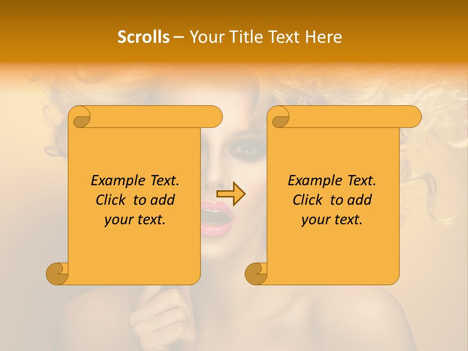 Set Portrait Studio PowerPoint Template