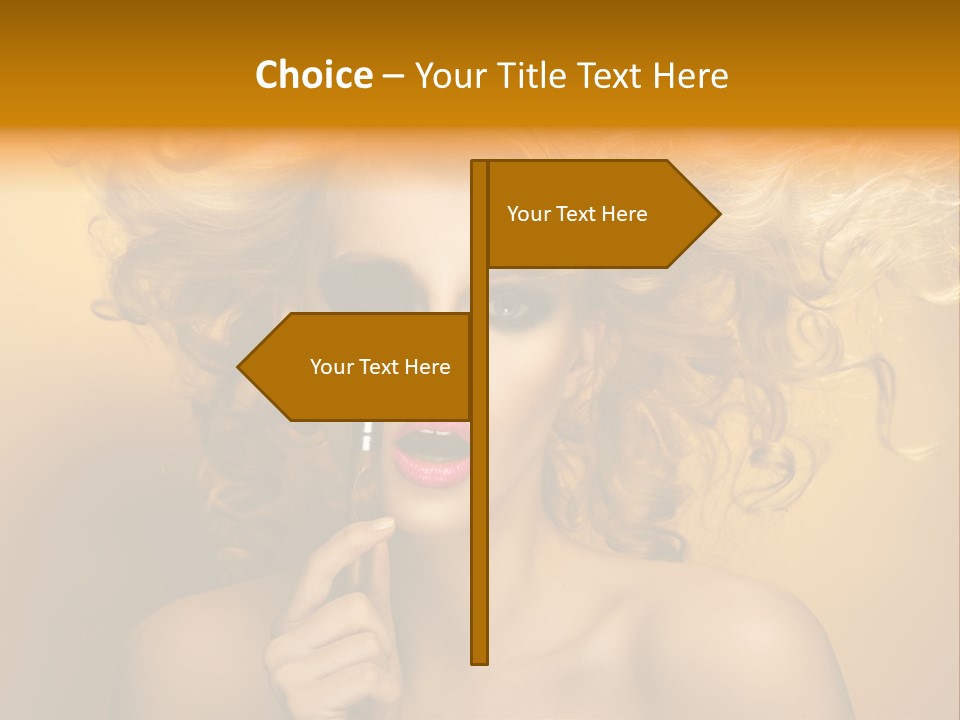 Set Portrait Studio PowerPoint Template