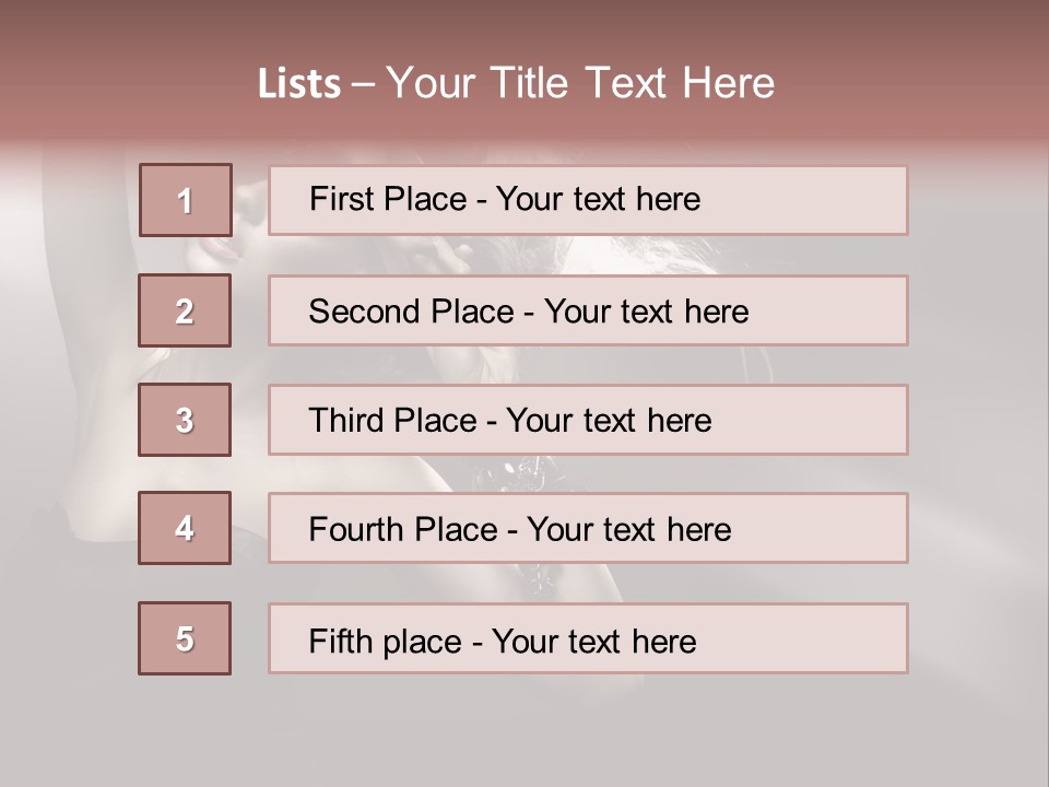 One Erotic Sexy PowerPoint Template