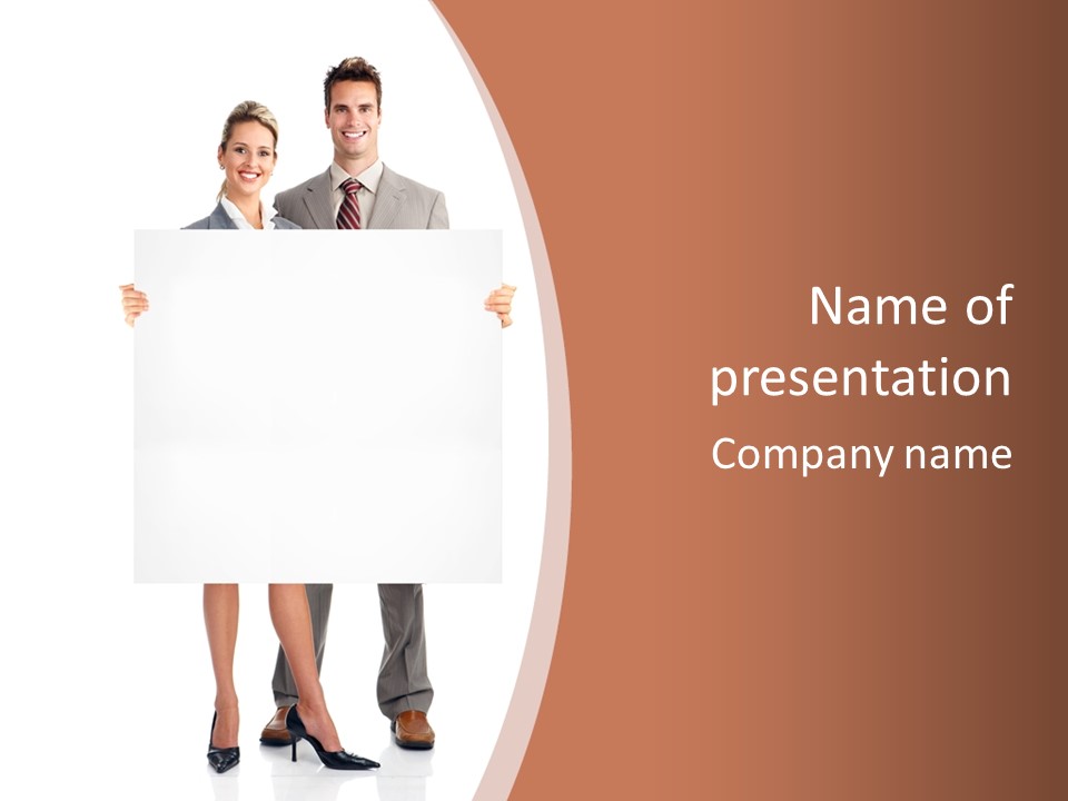 Portrait Professional Advertising PowerPoint Template
