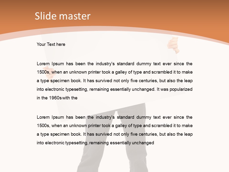 Educated Lecture Person PowerPoint Template