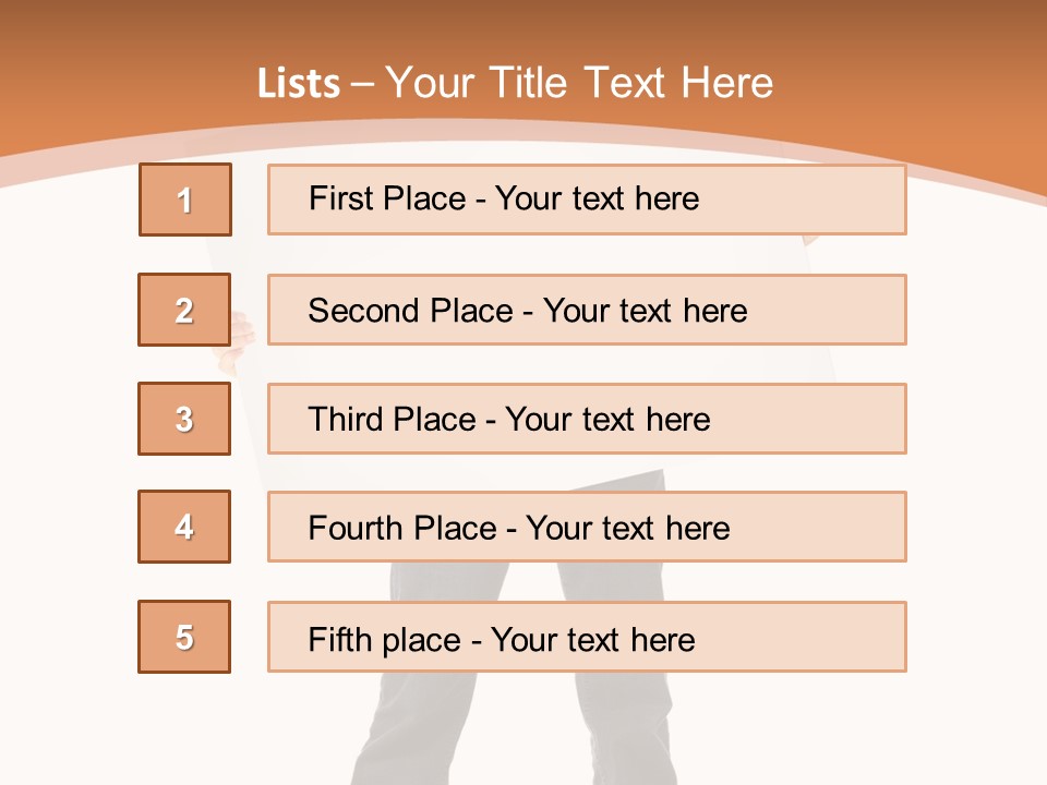 Educated Lecture Person PowerPoint Template