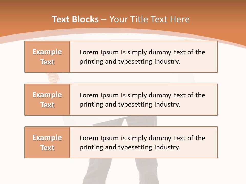 Educated Lecture Person PowerPoint Template