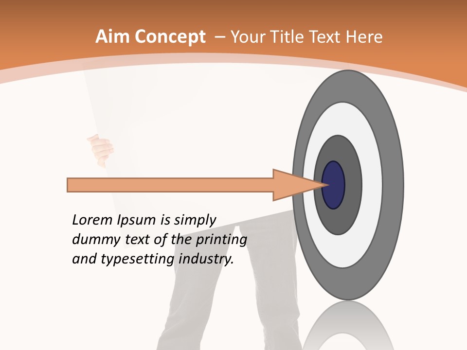 Educated Lecture Person PowerPoint Template