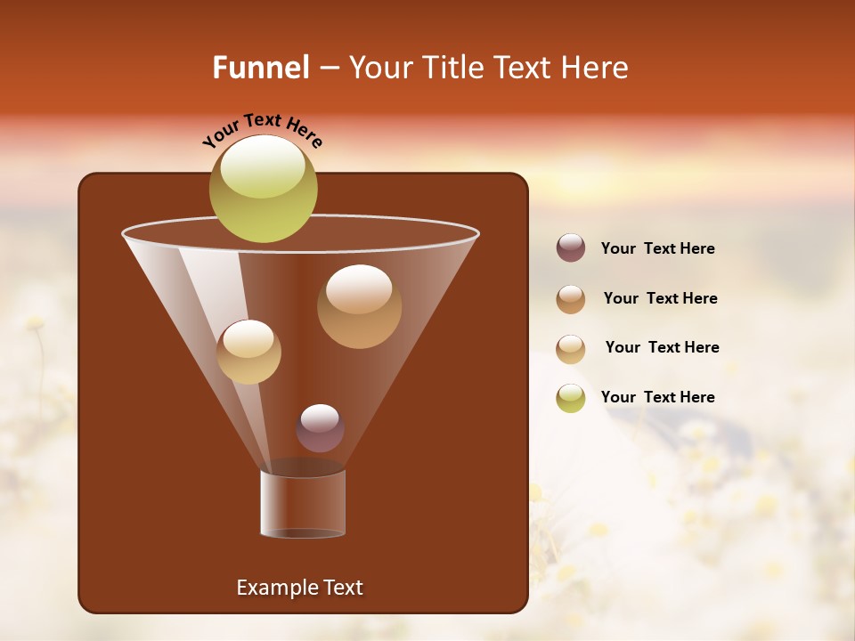 Laying In Grass Sunset Pretty PowerPoint Template