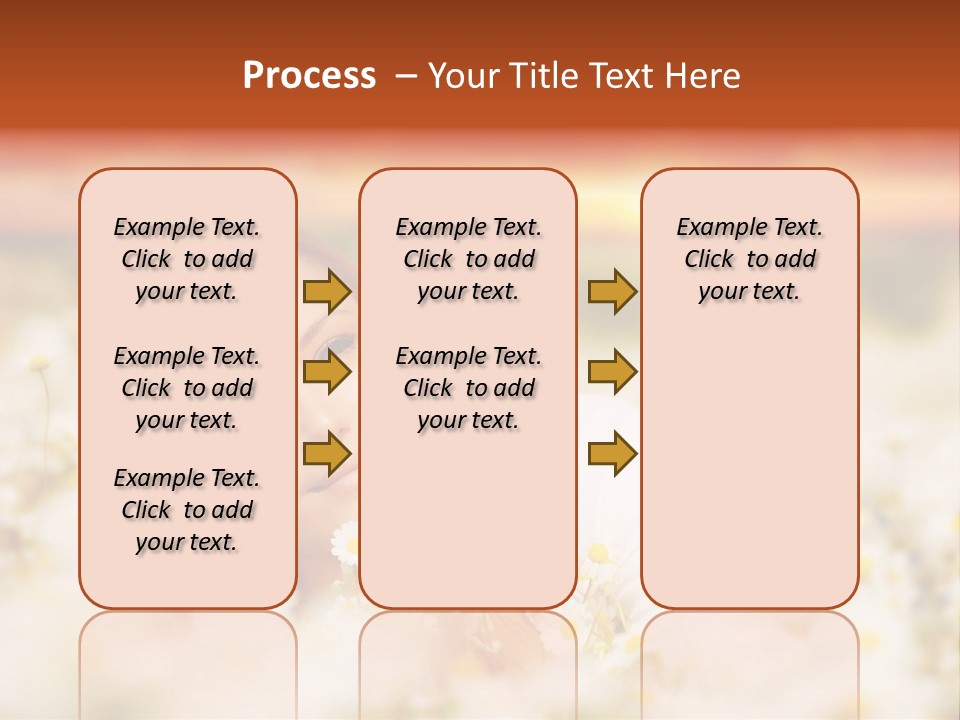 Laying In Grass Sunset Pretty PowerPoint Template
