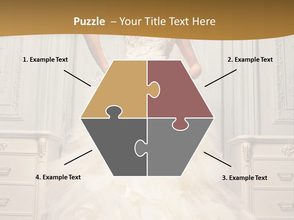 Portrait Dress Museum PowerPoint Template