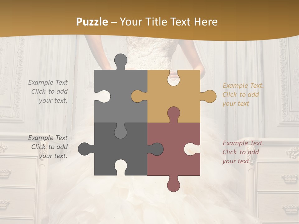 Portrait Dress Museum PowerPoint Template