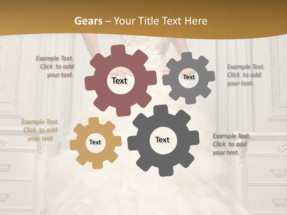 Portrait Dress Museum PowerPoint Template