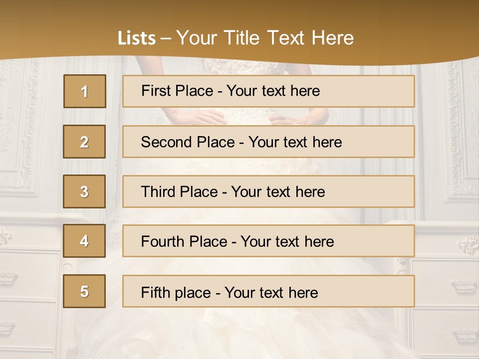 Portrait Dress Museum PowerPoint Template