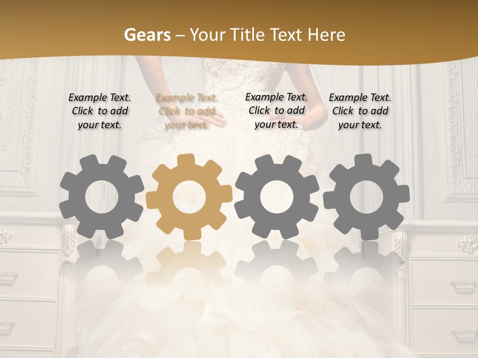 Portrait Dress Museum PowerPoint Template