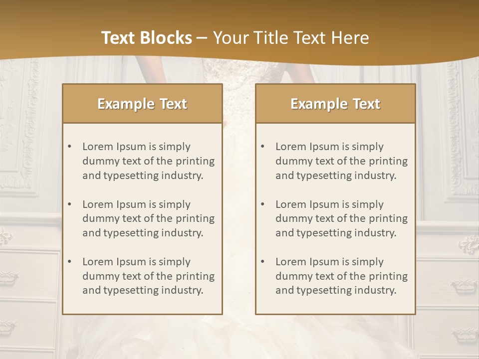 Portrait Dress Museum PowerPoint Template