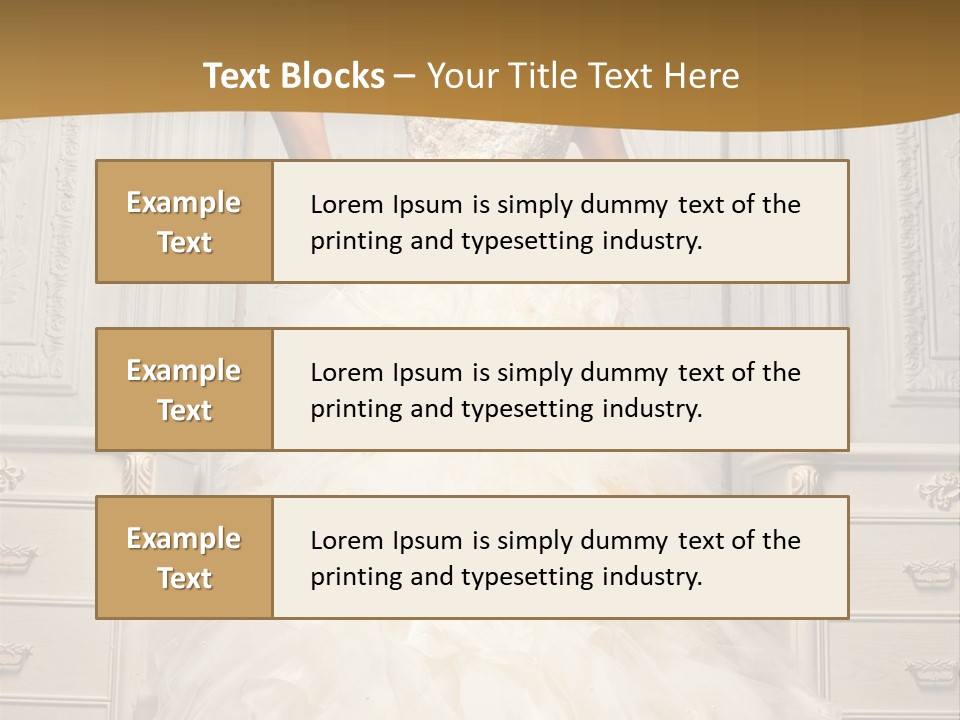 Portrait Dress Museum PowerPoint Template