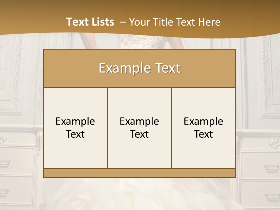 Portrait Dress Museum PowerPoint Template