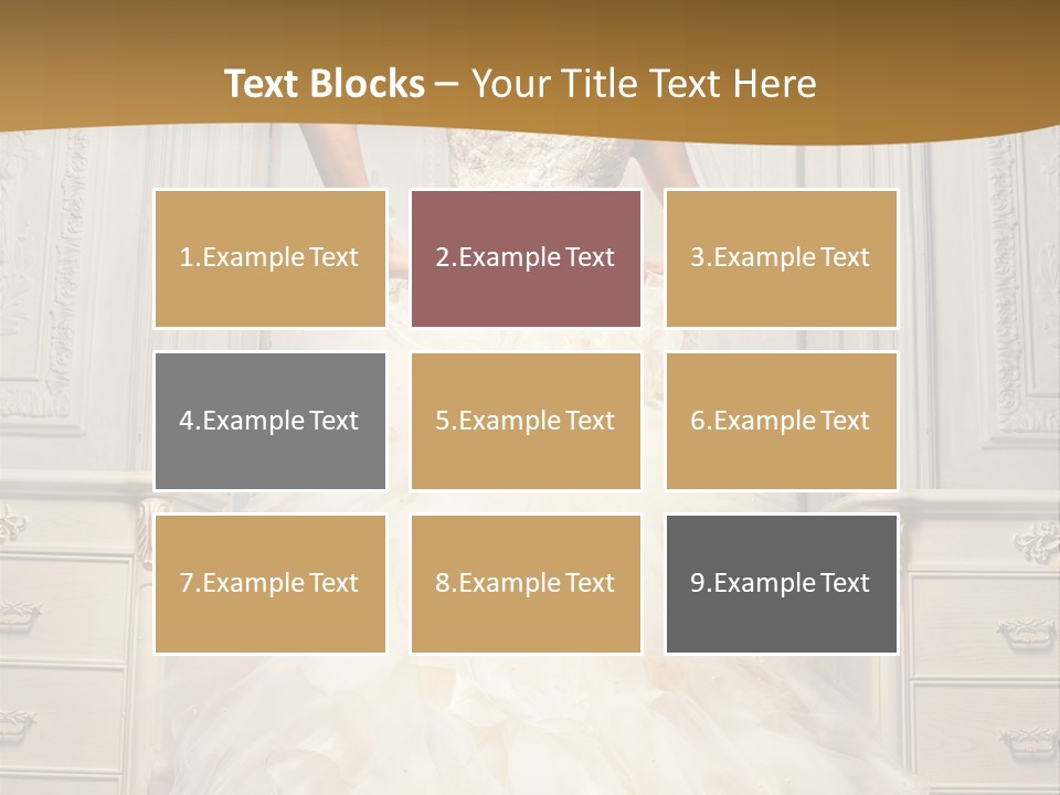 Portrait Dress Museum PowerPoint Template