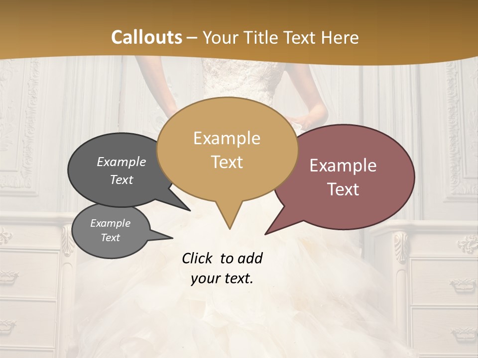 Portrait Dress Museum PowerPoint Template