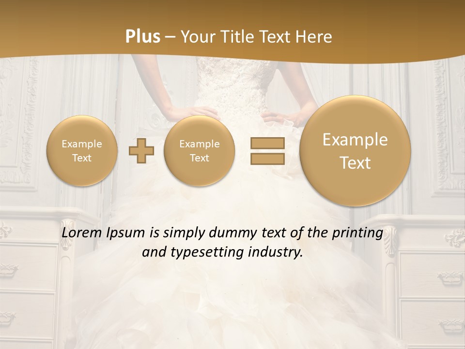 Portrait Dress Museum PowerPoint Template