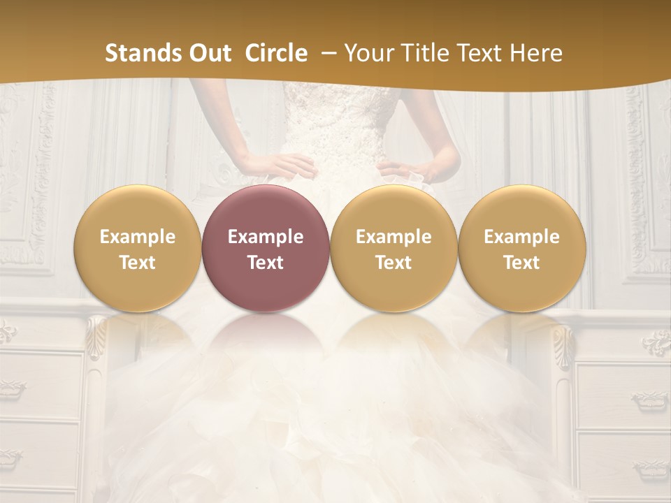 Portrait Dress Museum PowerPoint Template