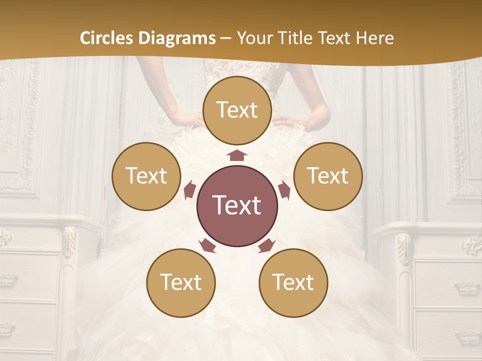 Portrait Dress Museum PowerPoint Template