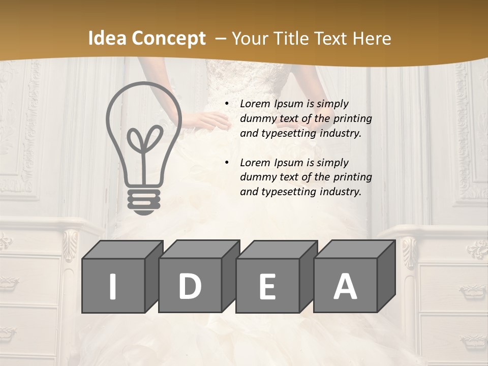 Portrait Dress Museum PowerPoint Template