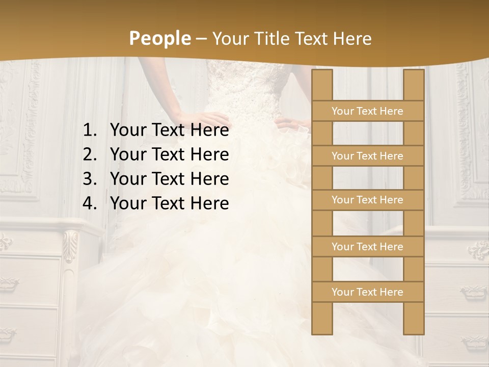 Portrait Dress Museum PowerPoint Template