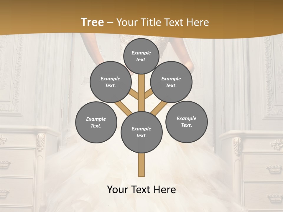 Portrait Dress Museum PowerPoint Template