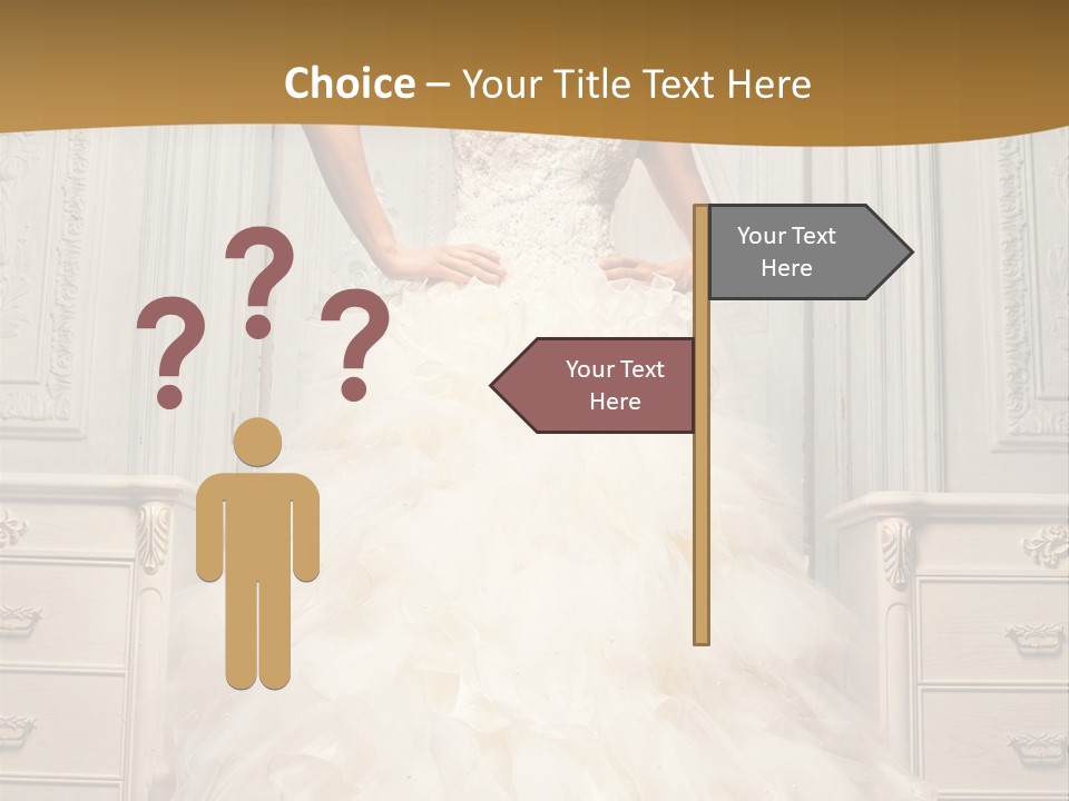 Portrait Dress Museum PowerPoint Template