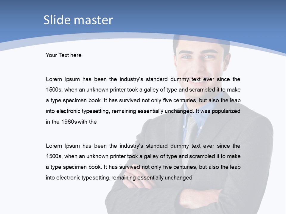 Handsome Manager Modern PowerPoint Template