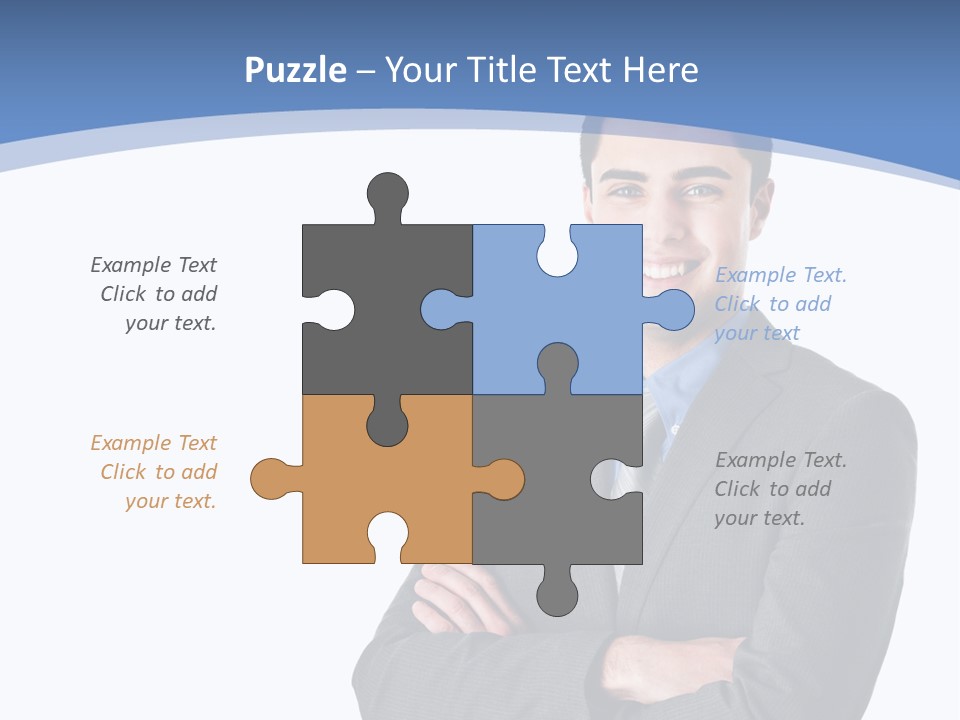 Handsome Manager Modern PowerPoint Template