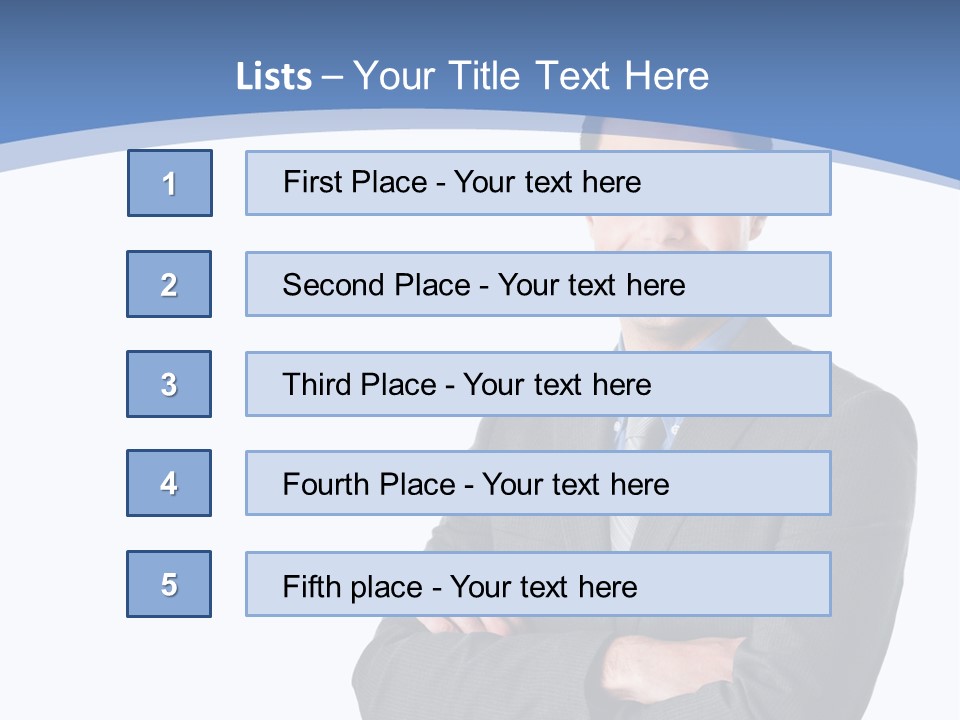 Handsome Manager Modern PowerPoint Template
