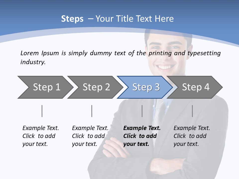 Handsome Manager Modern PowerPoint Template