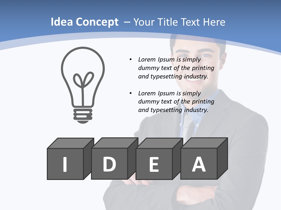 Handsome Manager Modern PowerPoint Template