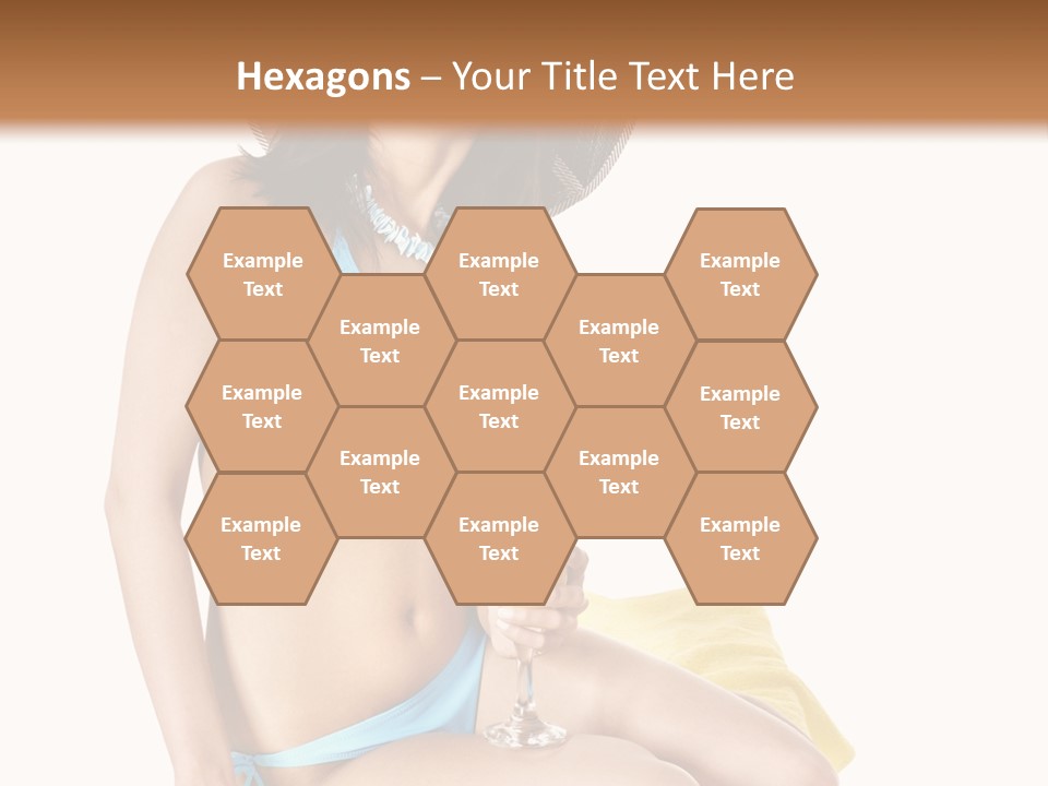 White Ocean Cocktail PowerPoint Template