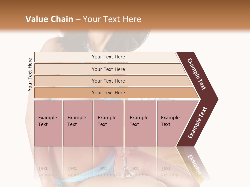 White Ocean Cocktail PowerPoint Template
