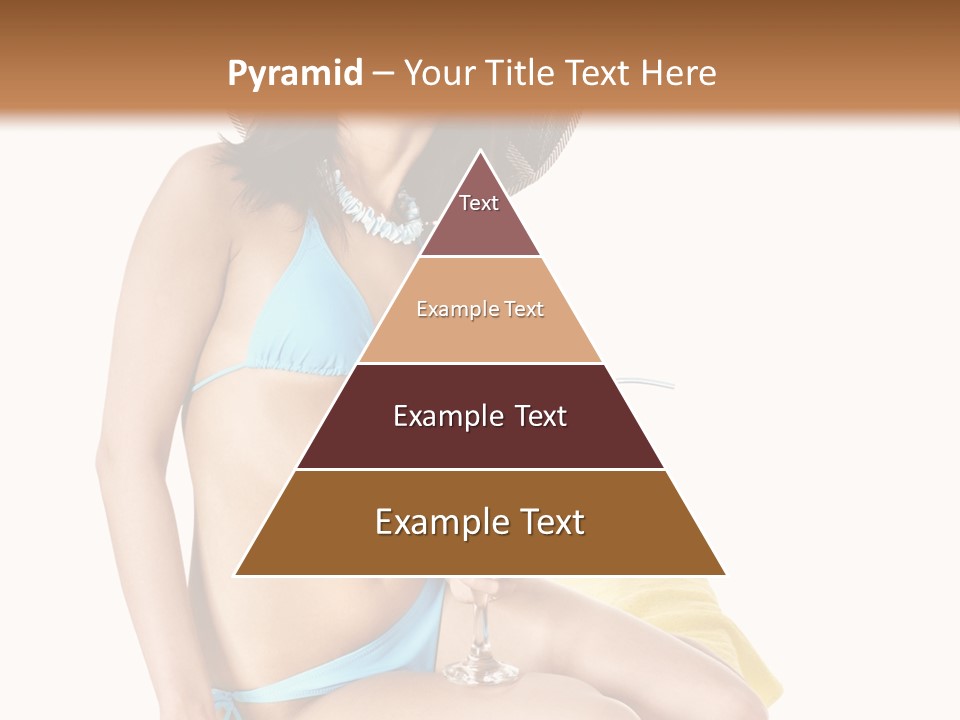 White Ocean Cocktail PowerPoint Template