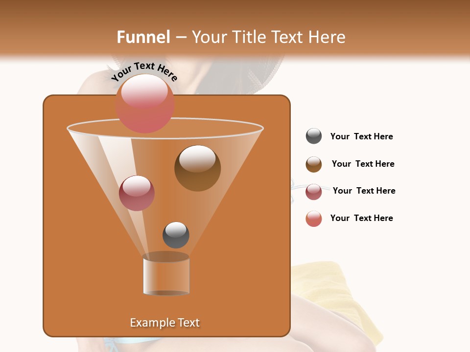 White Ocean Cocktail PowerPoint Template