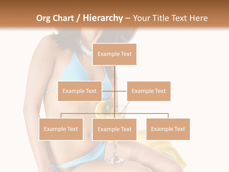 White Ocean Cocktail PowerPoint Template