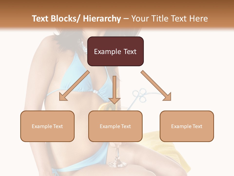 White Ocean Cocktail PowerPoint Template