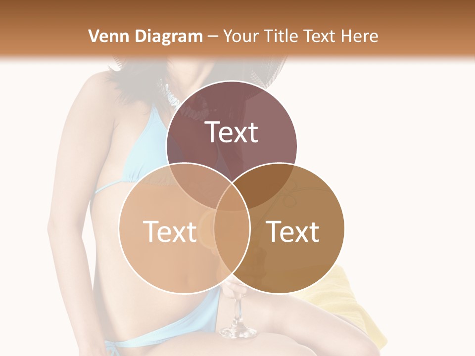 White Ocean Cocktail PowerPoint Template