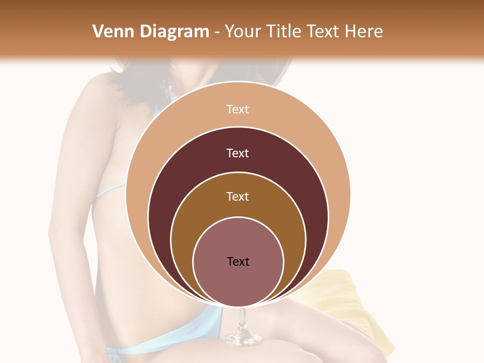 White Ocean Cocktail PowerPoint Template