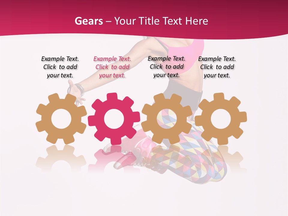 Active Cool Cheerful PowerPoint Template