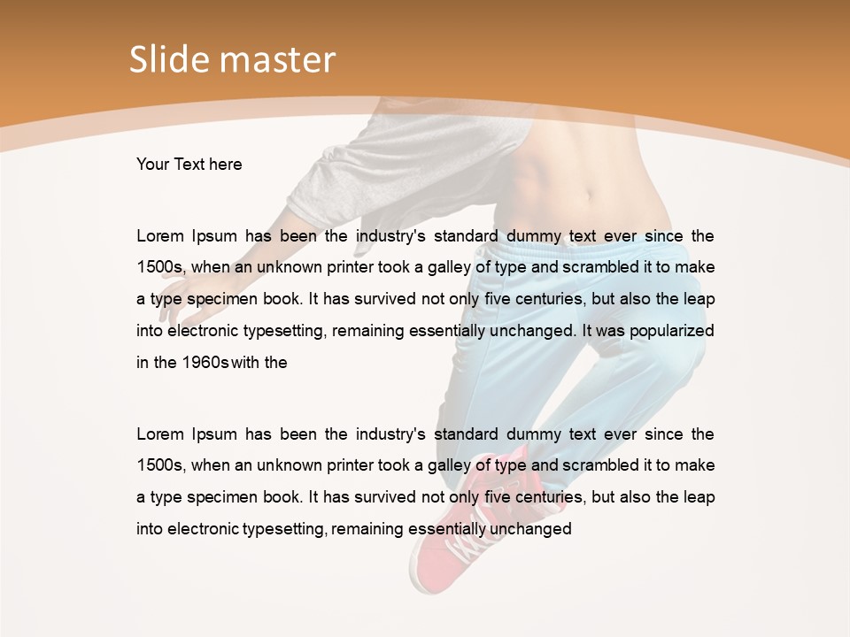 Balance Acrobat Posing PowerPoint Template