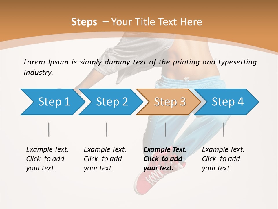 Balance Acrobat Posing PowerPoint Template