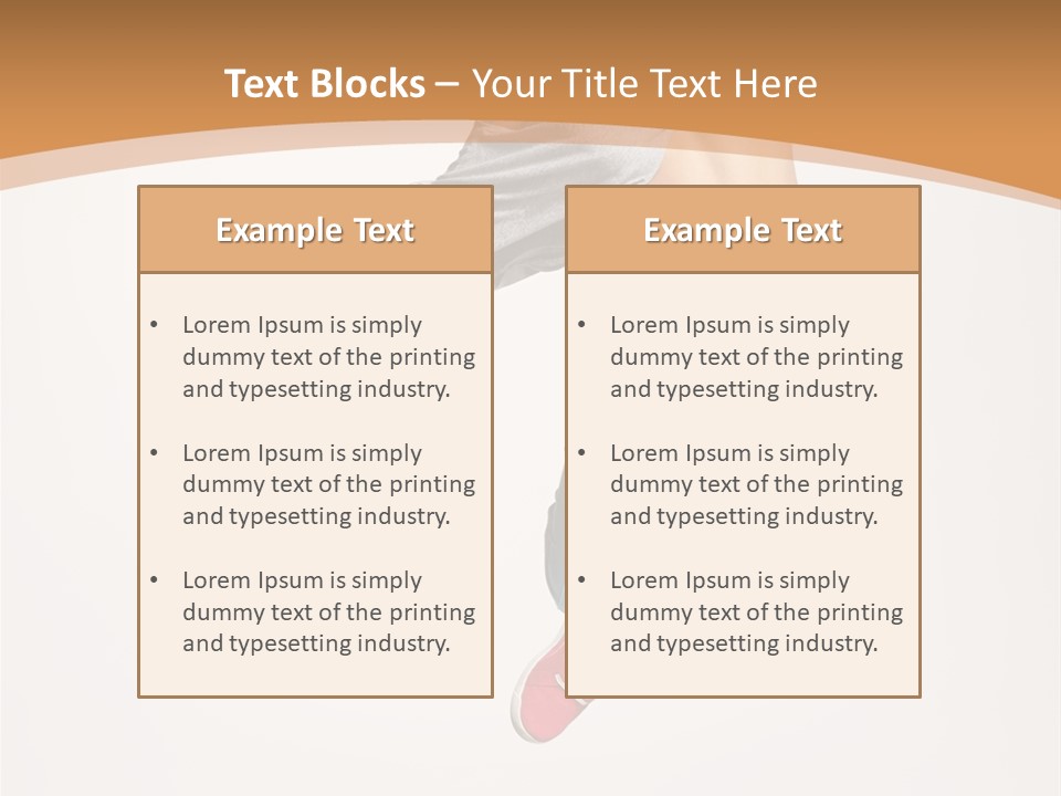 Balance Acrobat Posing PowerPoint Template