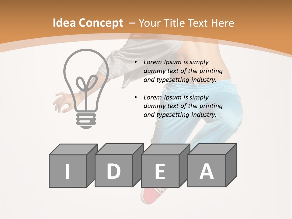 Balance Acrobat Posing PowerPoint Template