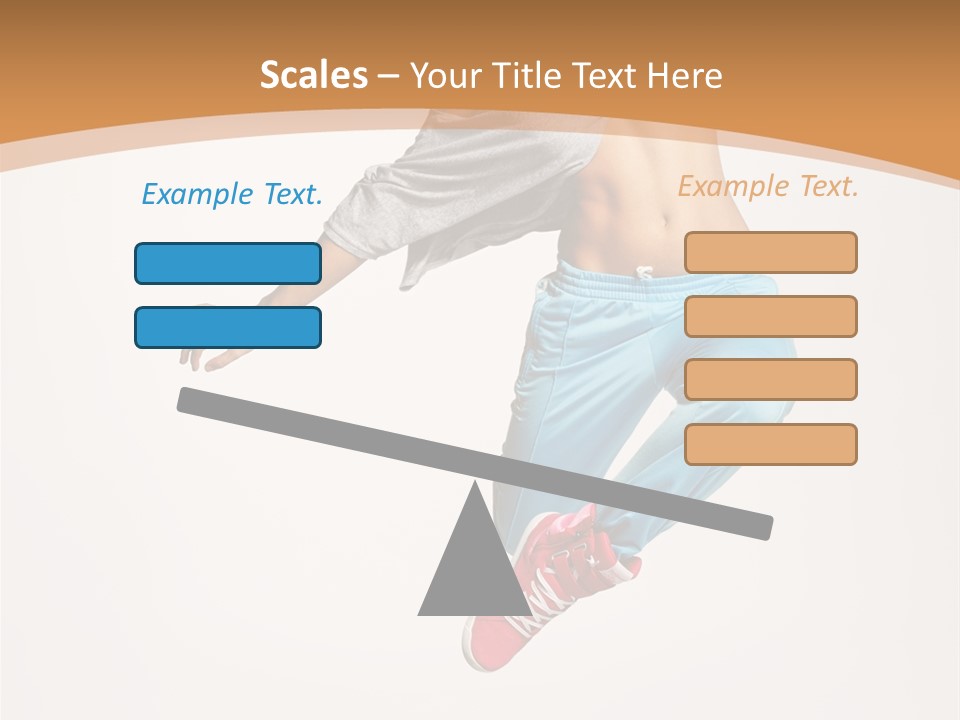 Balance Acrobat Posing PowerPoint Template