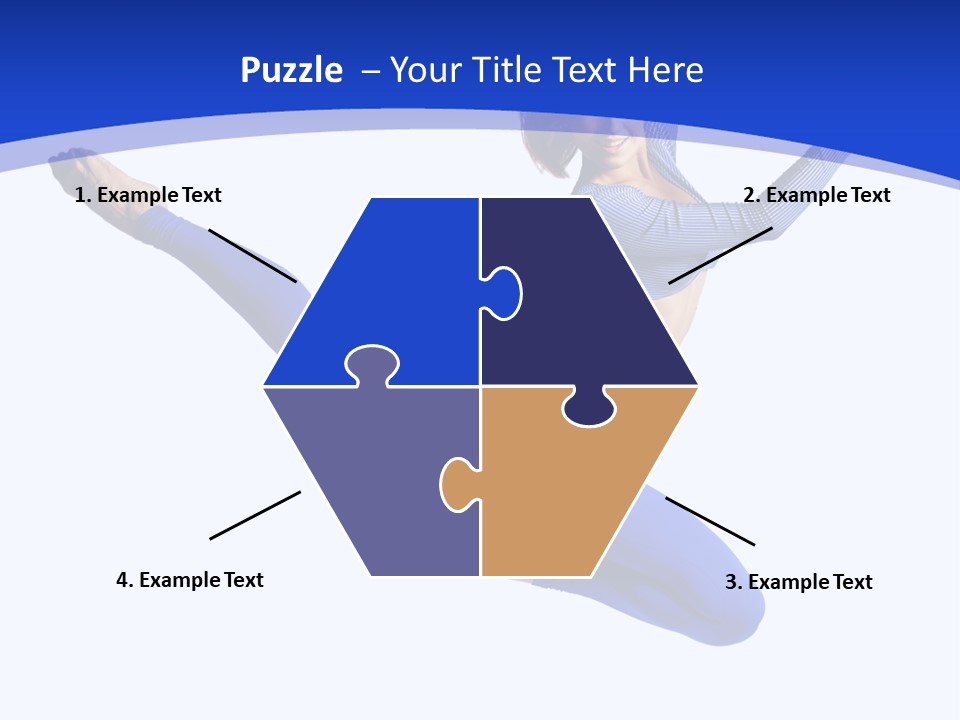 Active Pose Gymnastic PowerPoint Template