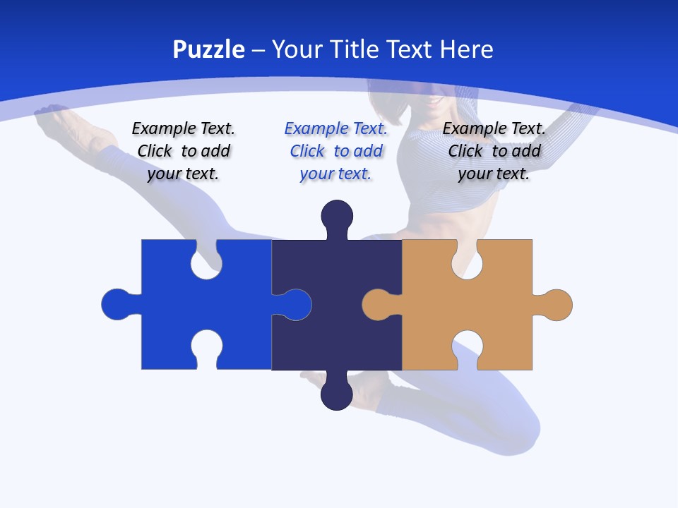 Active Pose Gymnastic PowerPoint Template