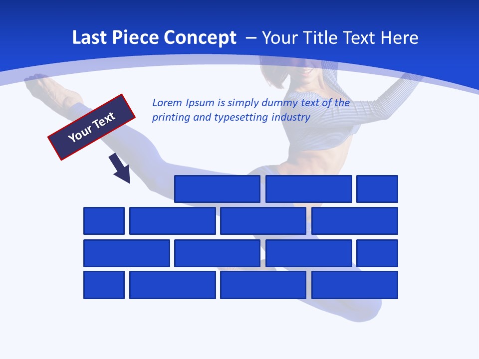 Active Pose Gymnastic PowerPoint Template