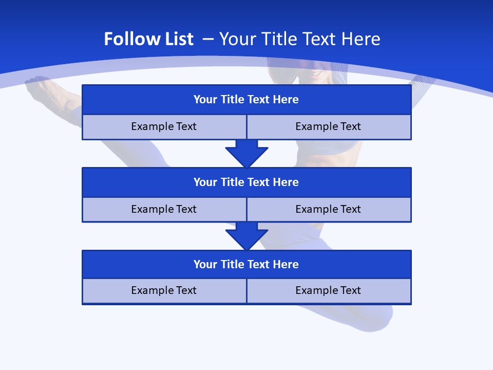 Active Pose Gymnastic PowerPoint Template
